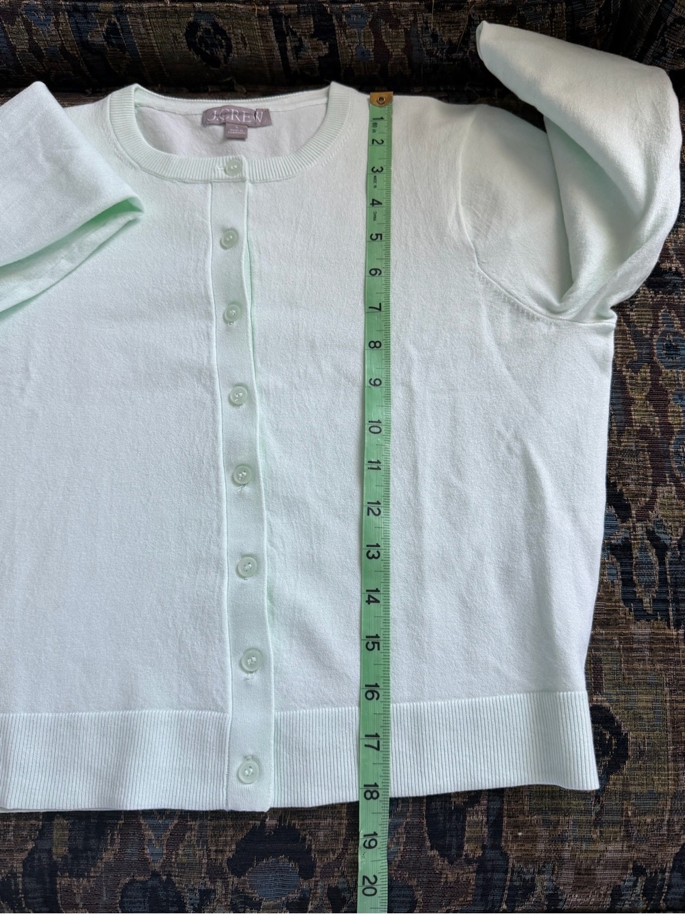 J.Crew Jackie Cardigan Sweater | Mint Green | NWOT - Picture 4 of 8